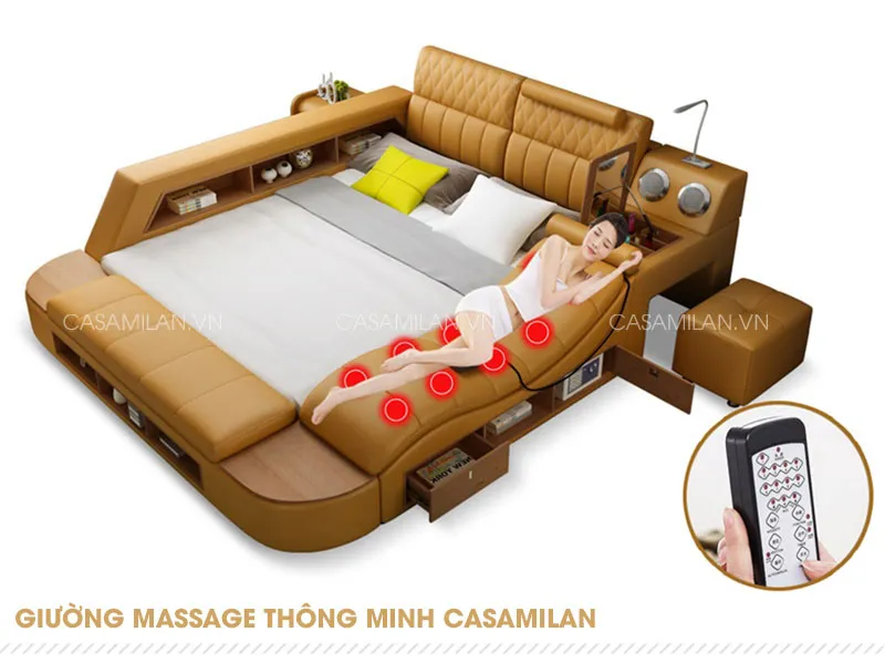 Chức năng massage thông minh với công nghệ Nhật Bản