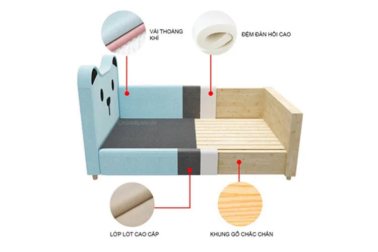 Giường Ngủ Trẻ Em CB122