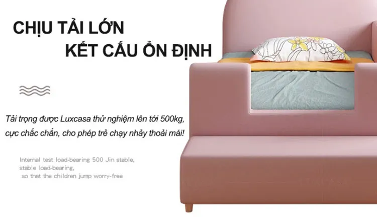 Giường ngủ trẻ em kết cấu chắc chắn an toàn