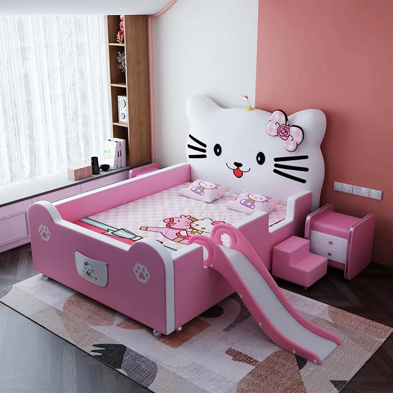 Giường ngủ mèo Hello Kitty cho bé gái
