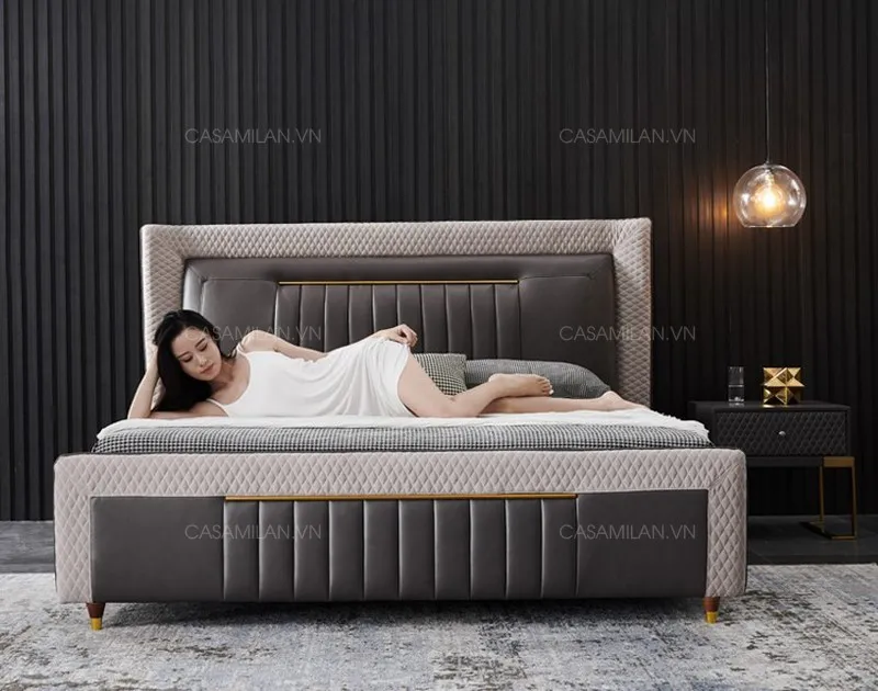 Giường da cao cấp GD2206
