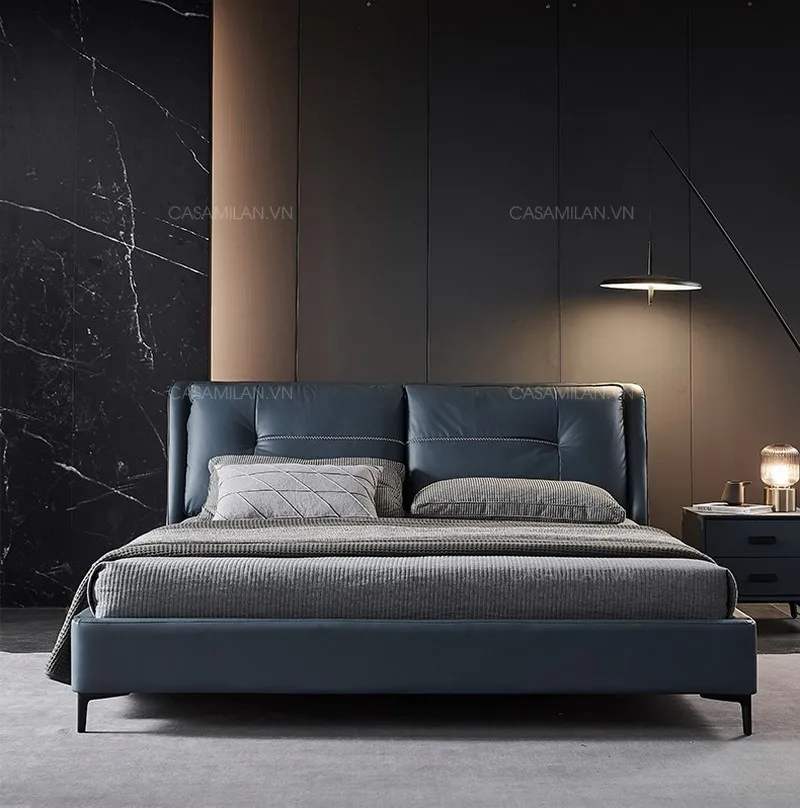 Giường bọc da hiện đại GD2212