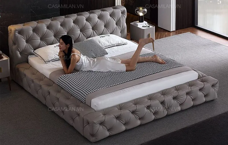 Giường Ngủ Bọc Da GD2215