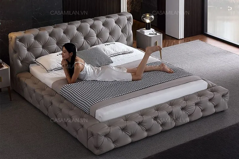 Giường Ngủ Bọc Da GD2215