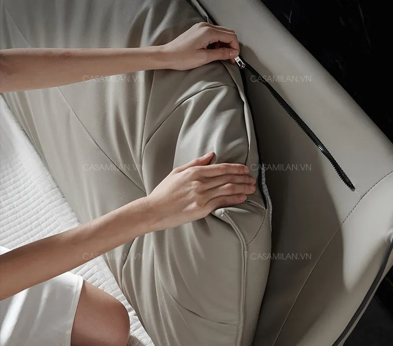 Đệm giường có khóa xiết - dễ dàng vệ sinh
