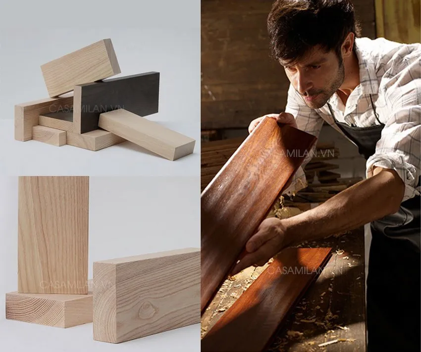 Chất liệu gỗ sồi ash tự nhiên cao cấp