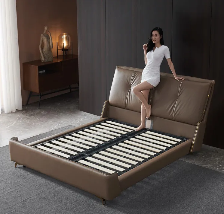 Dát giường ngủ gỗ tự nhiên chắc chắn