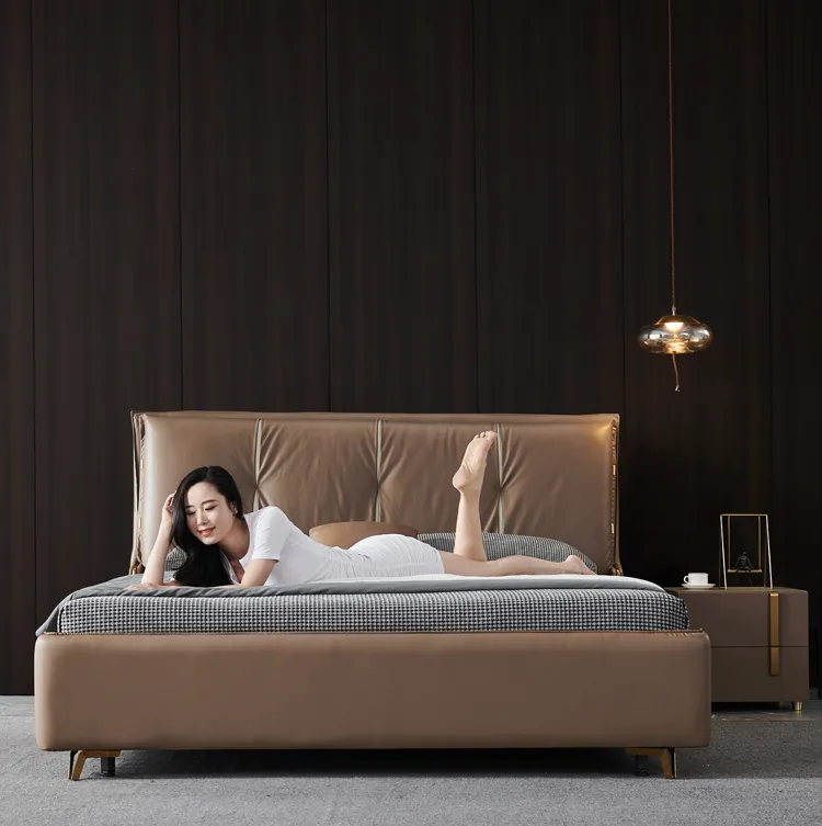 Thành giường gỗ chắc chắn bền đẹp GD318