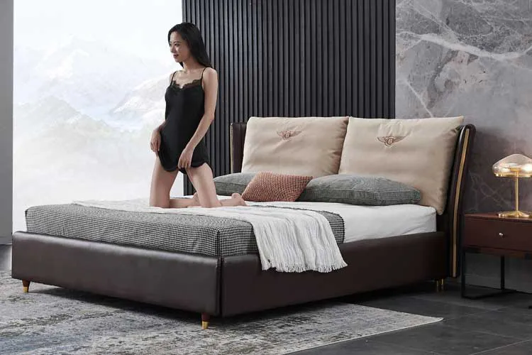 Giường Ngủ Bọc Da GD320