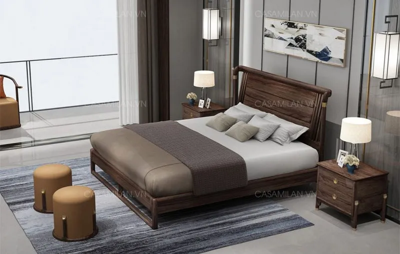 Giường Gỗ Cao Cấp GG2101