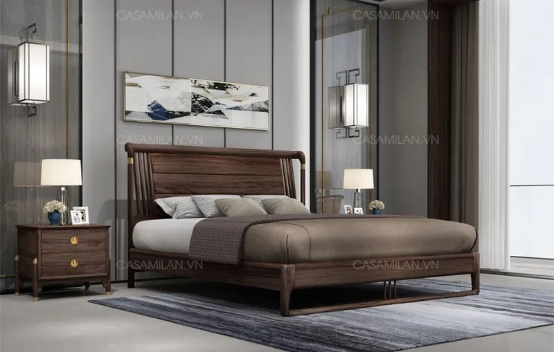 Giường Gỗ Cao Cấp GG2101