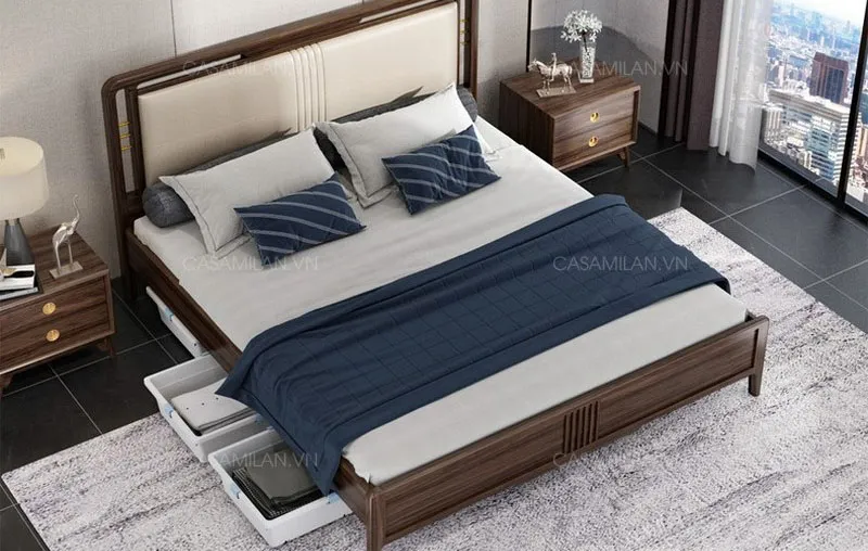 Giường Gỗ Cao Cấp GG2102