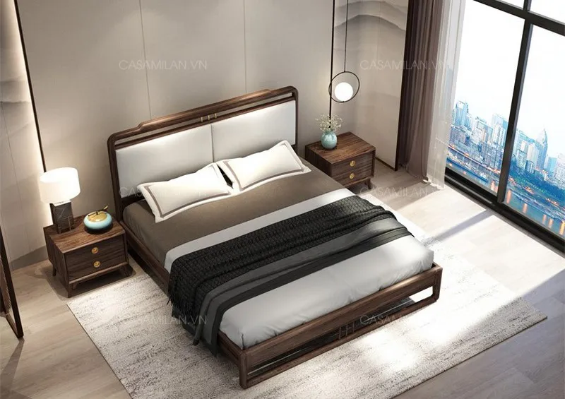 Giường ngủ gỗ hiện đại cho phòng ngủ GG2102