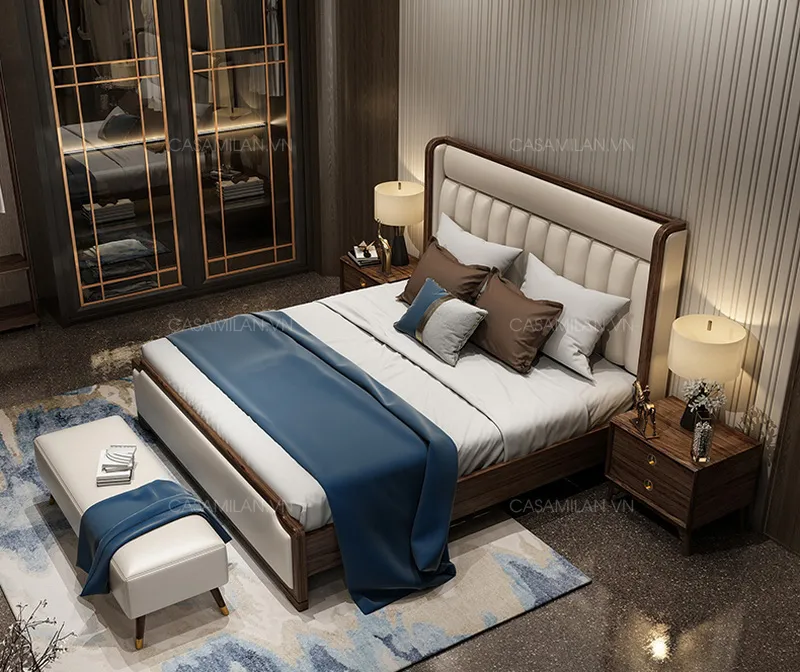 Giường gỗ hiện đại GG2103