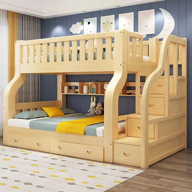 Giường gỗ công nghiệp tiết kiệm diện tích