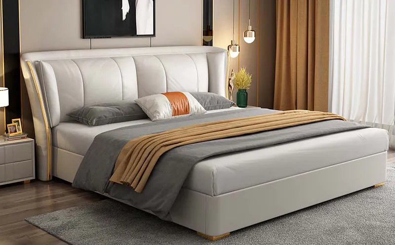 Giường ngủ bọc nệm cao cấp hiện đại cho gia đình