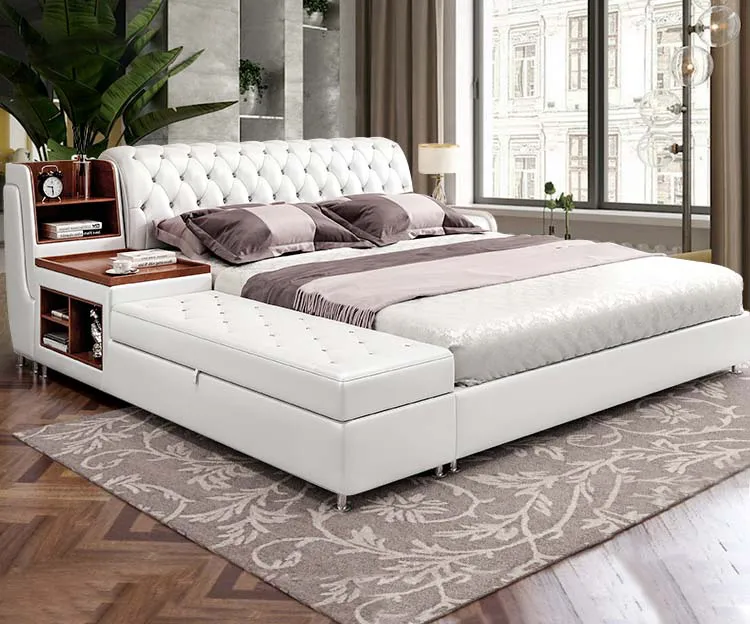 Giường ngủ bọc nệm phong cách hiện đại
