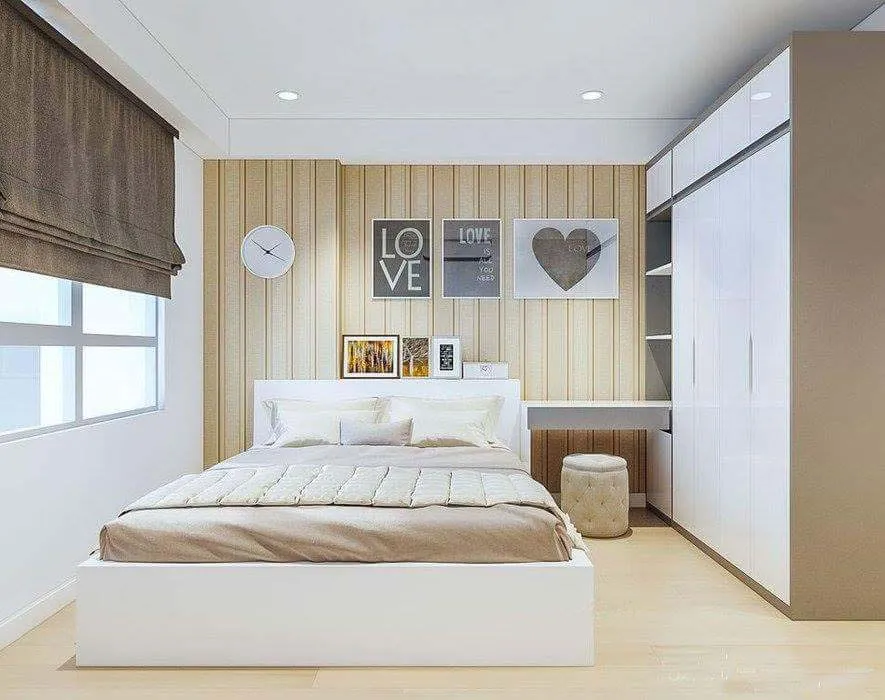 Giường ngủ hiện đại gỗ công nghiệp