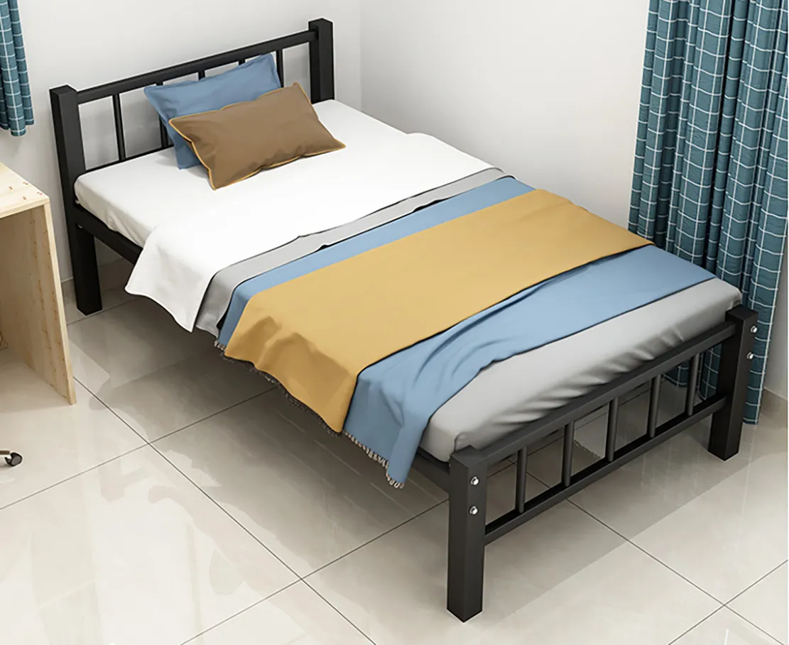 Mẫu giường ngủ sắt 1m2 hiện đại