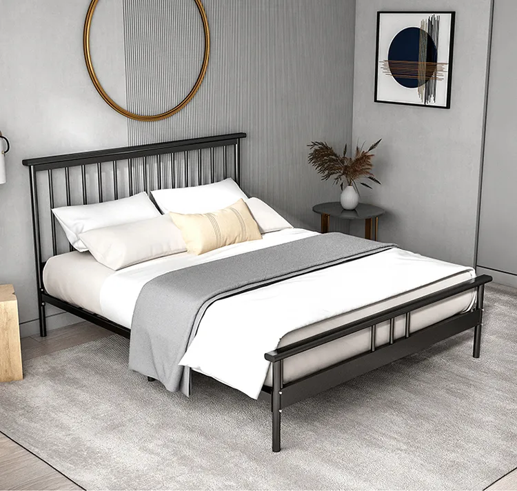Mẫu giường ngủ sắt 1m6 cao cấp
