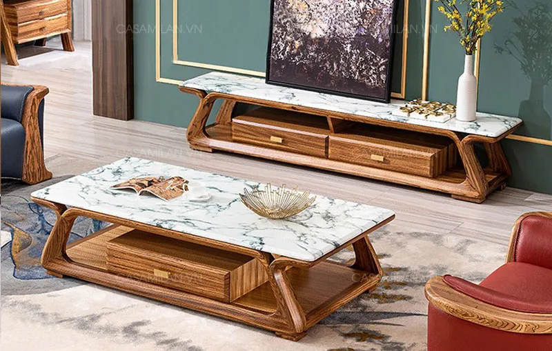 Bàn Trà Sofa Mặt Đá KT4107