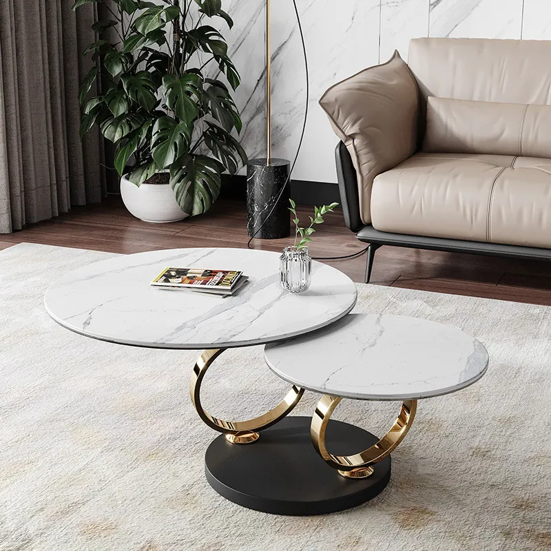 Bàn trà sofa mặt đá sang trọng đẹp mắt KT4120
