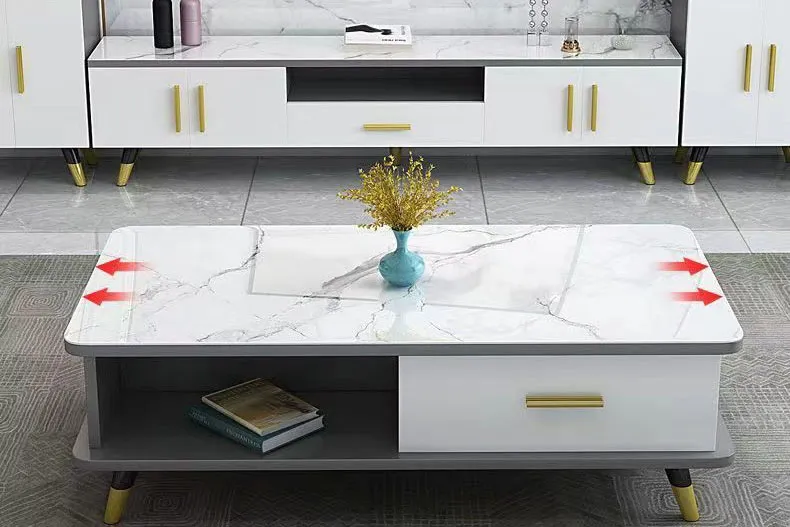Bộ bàn trà kết hợp kệ tivi KT4123