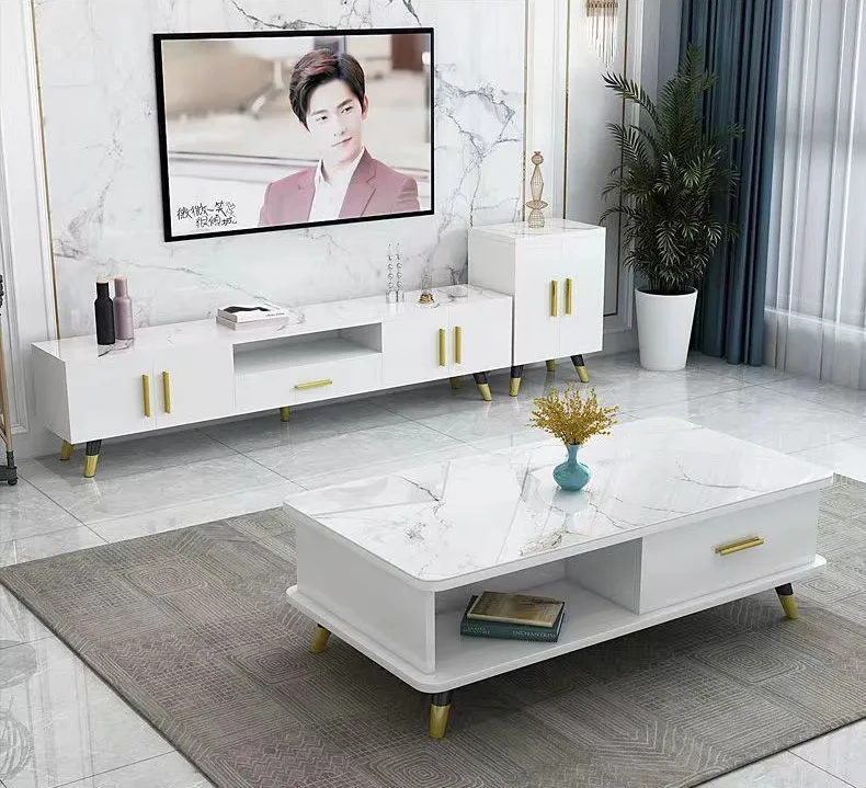 Bàn trà hiện đại kệt hợp với ti vi ăn khách nhất KT4123