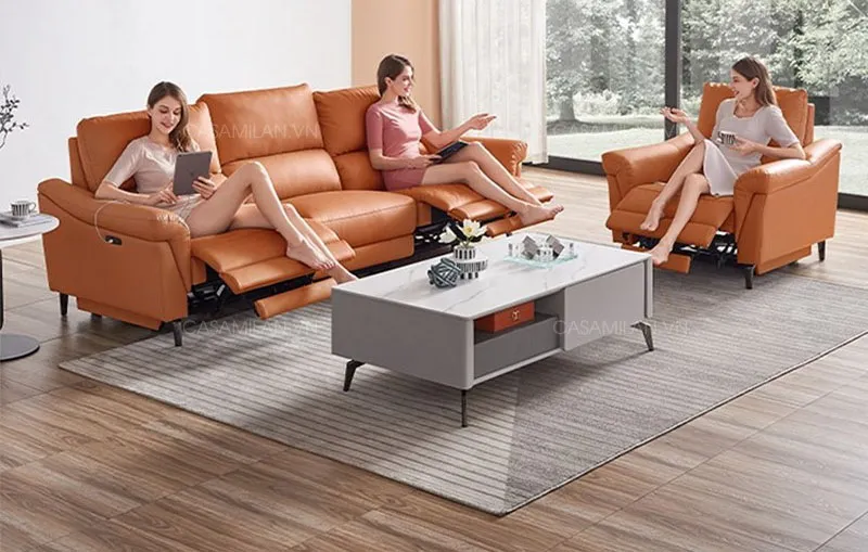 Ghế sofa da công nghiệp