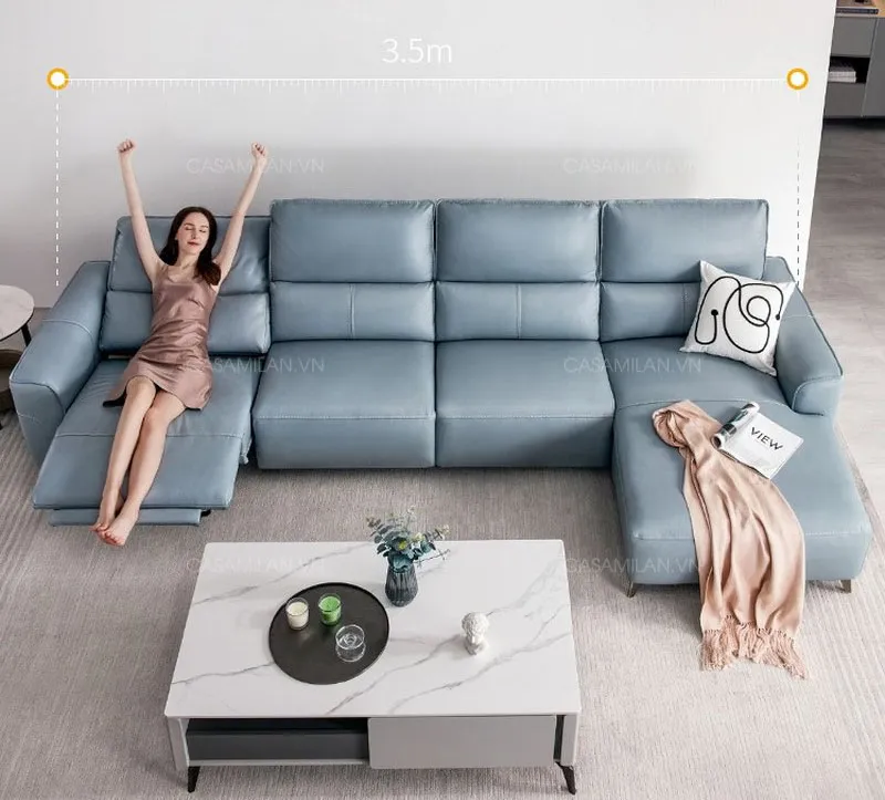 Chiều dài Sofa da thông minh SF1219