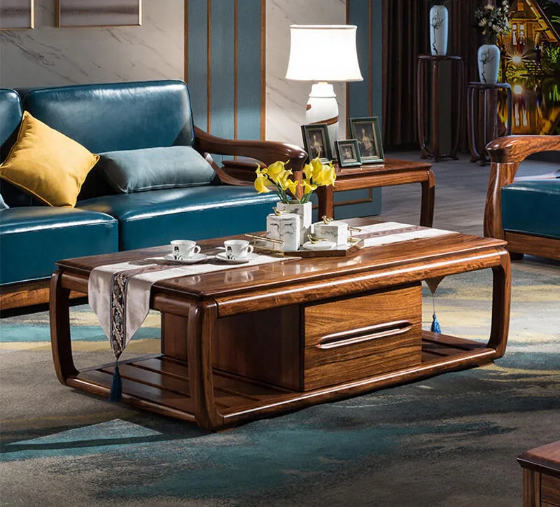Mẫu bàn trà decor sang trọng