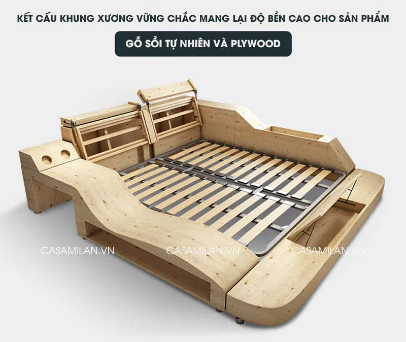 Dat giường đa năng chịu lực tốt