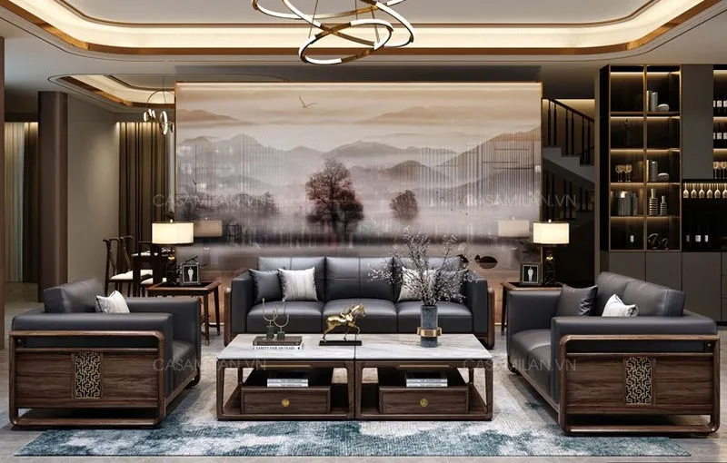 Mẫu ghế sofa da hiện đại được nhiều khách hàng ưa chuộng tại Casamilan