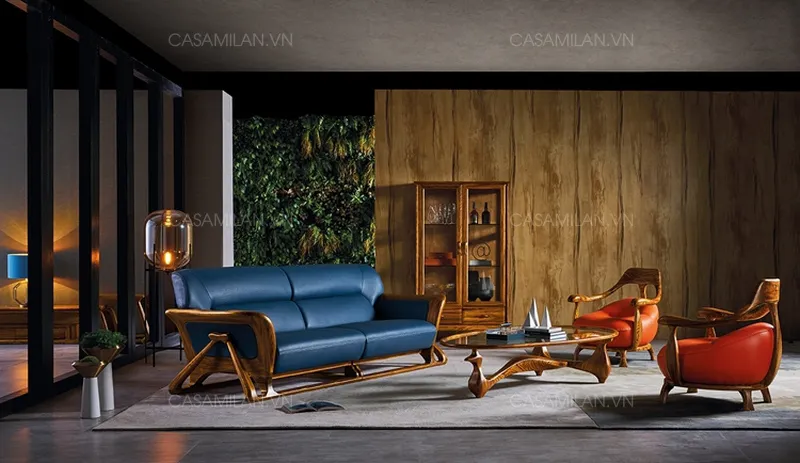 Ghế Sofa Gỗ Đẹp Cao Cấp SF1314
