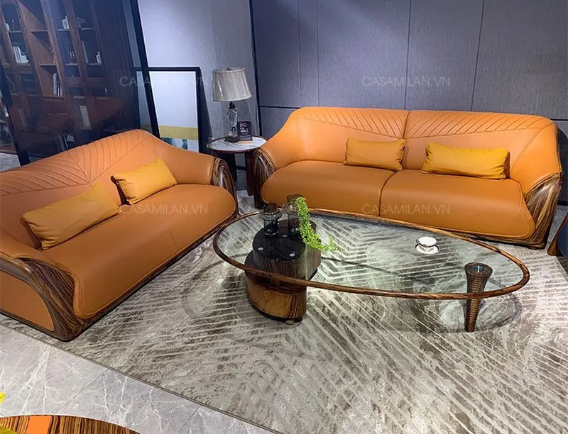 thiết kế sofa gỗ