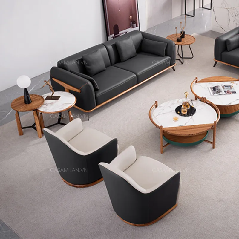 sofa gỗ cao cấp