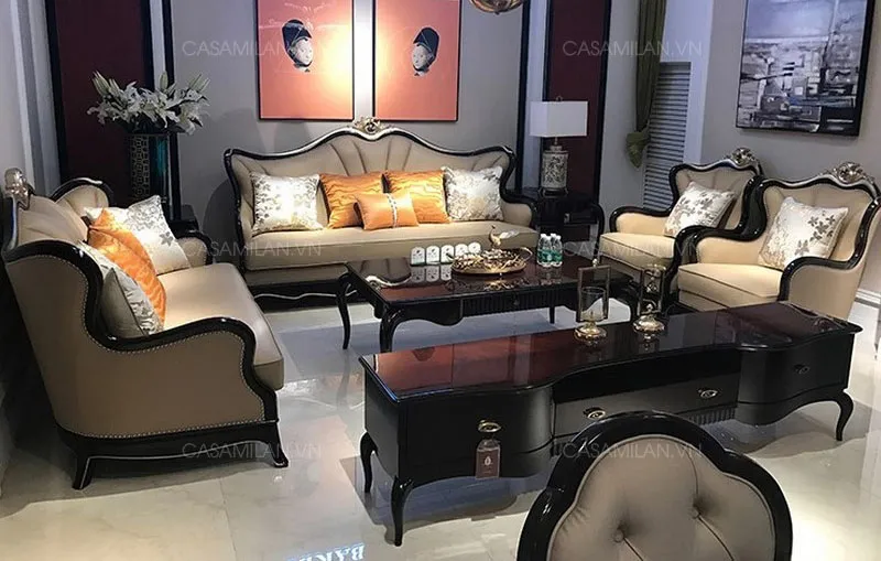 Ghế Sofa Tân Cổ Điển STC1408