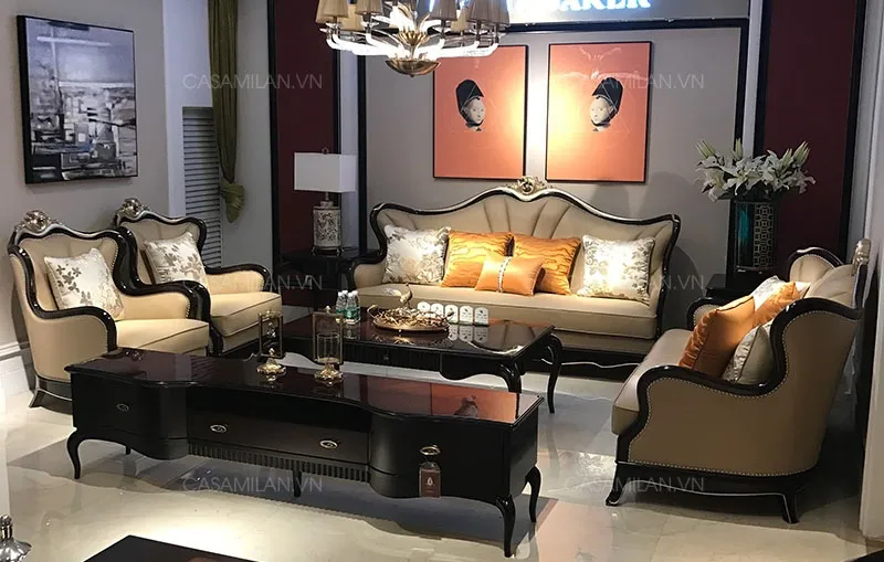 Ghế Sofa Tân Cổ Điển STC1408