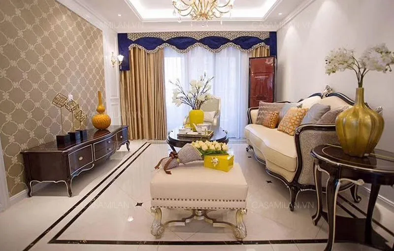 Ghế Sofa Da Tân Cổ Điển STC1406